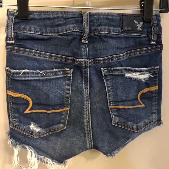 American Eagle Distressed Jean Shorts - Picture 2 of 2